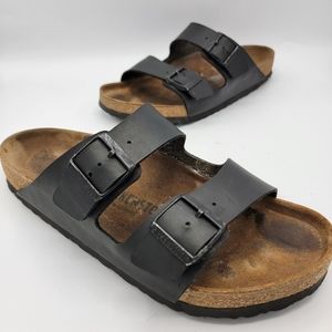 Birkenstock Arizona 42 Narrow Birkibuc Black